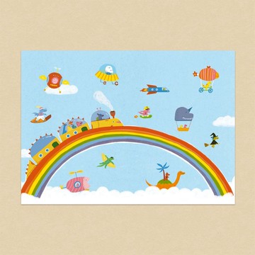 彩虹大橋/繪本明信片