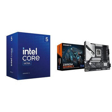 Intel 〈限時〉Core Ultra 5 225+技嘉 Z890M GAMING X D5 MATX主機板