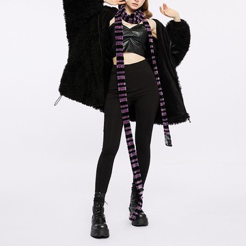 龐克萬聖南瓜妖怪長褲 / 彈力合身