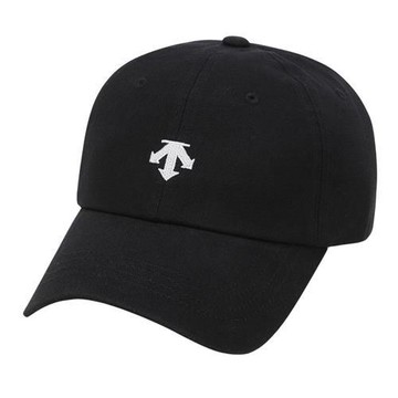 Descente 迪桑特 帽子 棒球帽 老帽 純棉 黑【運動世界】SQ323UCP73-BLK0