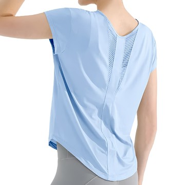 bebehome 微孔透氣涼感科技運動罩衫 - 尼龍材質  XL  藍色