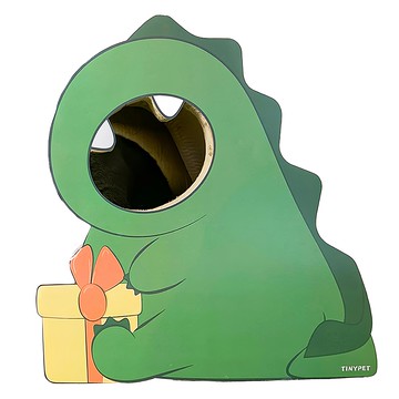 TINYPET 小芥 恐龍系列 貓抓板窩 瓦楞紙材質 45*31*44cm  小恐龍  1個  2kg