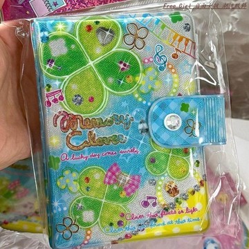✨手賬必入✨離型本 貼紙簿 紙膠帶收集冊 手帳本 明信片收納冊 古早四葉草離型本新款A7diy簡約收納復古手賬貼紙高顏值
