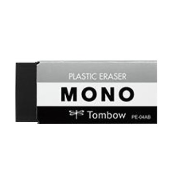 蜻蜓牌TOMBOW MONO極黑橡皮擦/PE-04AB/大