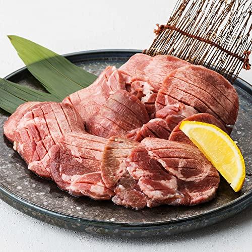 アル・バトロス 厚切り牛タン1kg 6〜7mmカット！(タン中) 切り目入り ボリューム満点 BBQ・焼肉・ご飯のおかずやビールのお供に