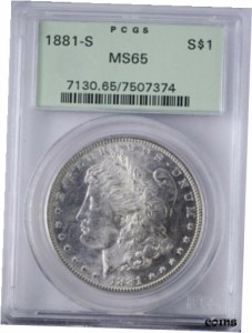 アンティークコイン コイン 金貨 銀貨 S Morgan Dollar PCGS MS65 OGH