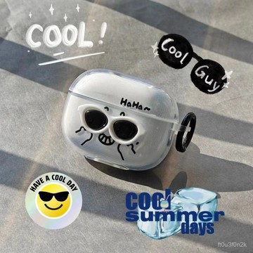新款耳機殼.coolguy墨鏡airpods4保護套蘋果pro2藍牙耳機套3代保護殻四代降噪