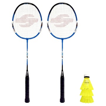 Severo 羽毛球拍2支 附尼龍羽球3入  SPEED 300  1組