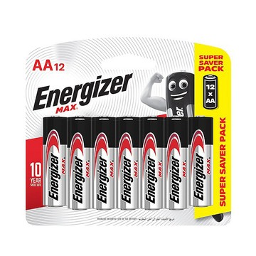 【Energizer 勁量】MAX鹼性3號AA電池36入吊卡裝(1.5V長效鹼性電池LR6)