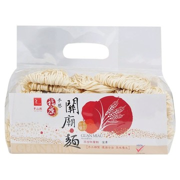 華山興 關廟麵 手感麵條 不含防腐劑 全素  1.2kg  1包
