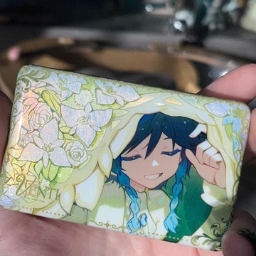 🌞包包優選寶藏品🌟🌟溫迪繁華如夢高顏值新款同人自制絕美精緻徽章胸針穀子長方形吧唧🌞