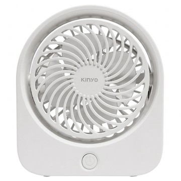 Kinyo 夾/立式迷你充電風扇  UF-1685  白色