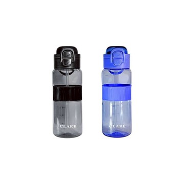 CLARE 可蕾爾 彈跳運動吸管壺兒童水壺直飲水壺運動水壺 湖藍色800CC-Leidea樂德兒