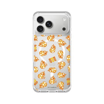 iPhone 17 Pro Max ClearX (MagSafe 兼容) 晶透白 - 迪士尼-星際大戰 Star Wars - Pattern BB8-Galaxy