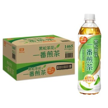 【黑松】黑松茶花 一番煎茶x1箱(580mlx24入)(日本煎茶)