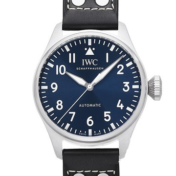 IWC 萬國錶(IW329303)大型飛行員藍面藍色皮帶款x43mm