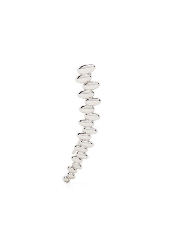 Julien Riad Sahyoun - 18kt white gold skinny earcuff - women - 18kt White Gold - One Size - Silver