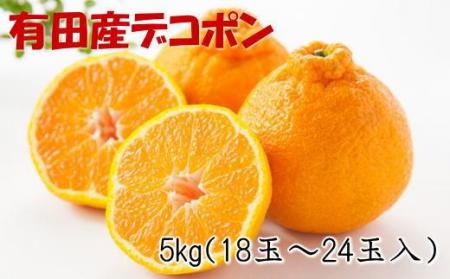 紀州有田産のデコポン約5kg(18玉～24玉入り・青秀以上)★2024年1月下旬頃より順次発送