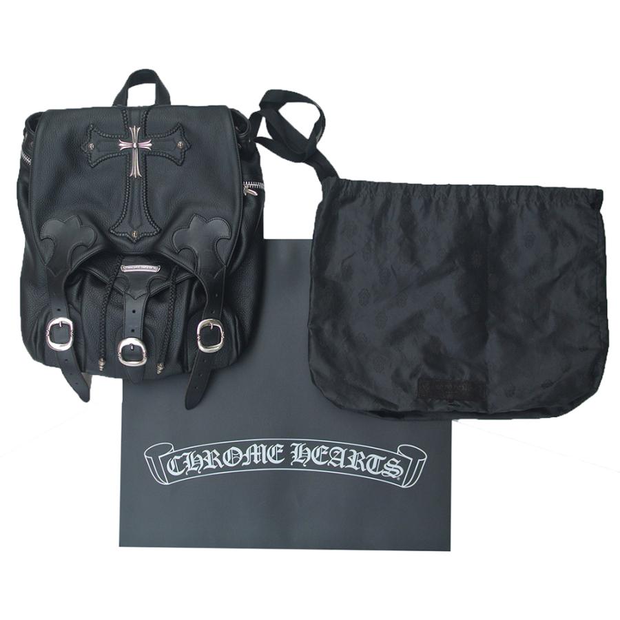 CHROME HEARTS LEATHER BACKPACK CROSS クロムハーツ レザー バックパック クロス 期間限定SALE