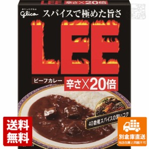 グリコ LEE ビーフカレー 辛さ20倍 180g x10個 