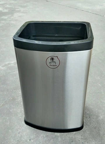 歐式時尚客廳正方形靜音腳踏式不銹鋼垃圾桶家用衛生間廚房辦公室