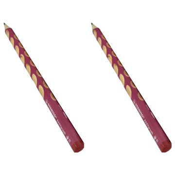 STABILO 思筆樂 EASY graph 人體工學右手洞洞鉛筆 HB 3.15mm  粉紅色  2個