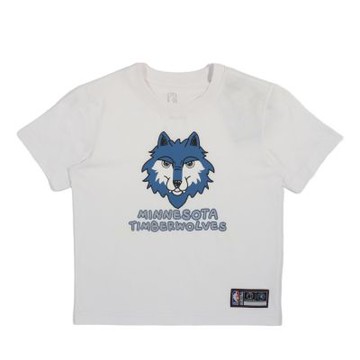 NBA 兒童/青少年 Q版隊徽 短袖上衣 灰狼隊 3526100500