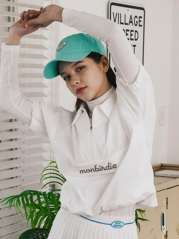 Mongbuddy Breeze Windproof Short-Sleeve Anorak Set [WHITE]