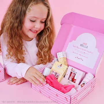(跨境台灣出貨)【Miss NELLA 】兒童水性彩妝品夢想初妝盒7入組