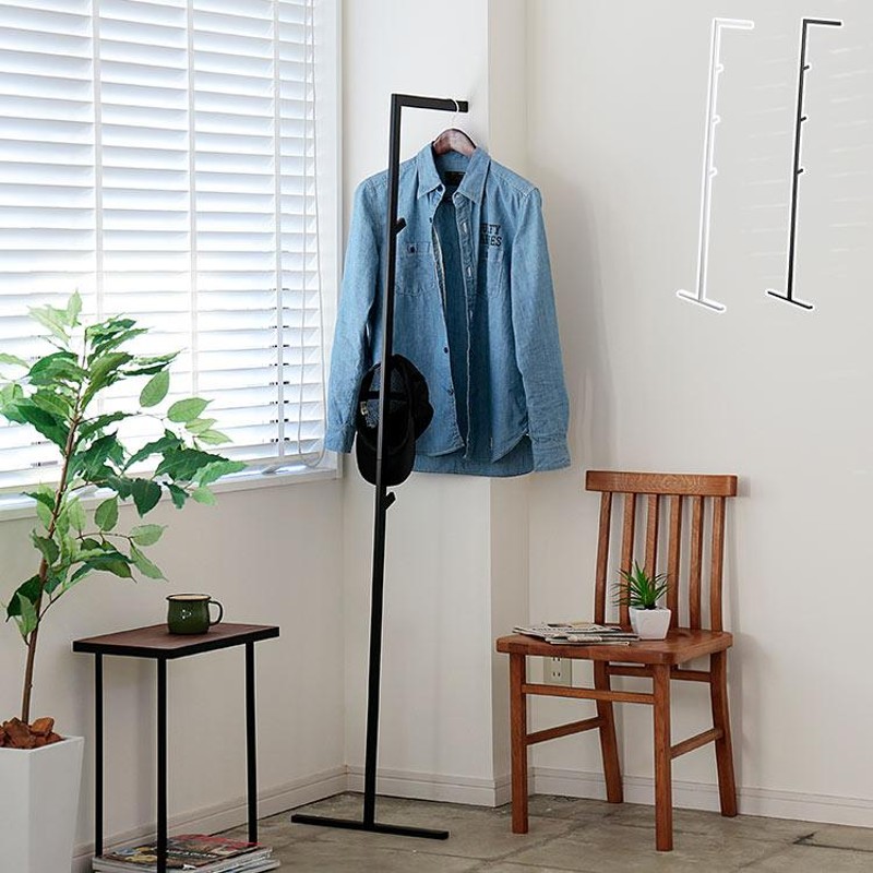 コートハンガー スリム ライン パイプハンガー ポールハンガー コート掛け 服 帽子 カバン バッグ アイアン 縦型 おしゃれ シンプル かわいい 北欧 送料無料 通販 Lineポイント最大0 5 Get Lineショッピング