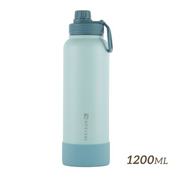 【HOUSUXI】大容量保冷保溫瓶(附吸管)1200ml-森綠＜售價已折＞