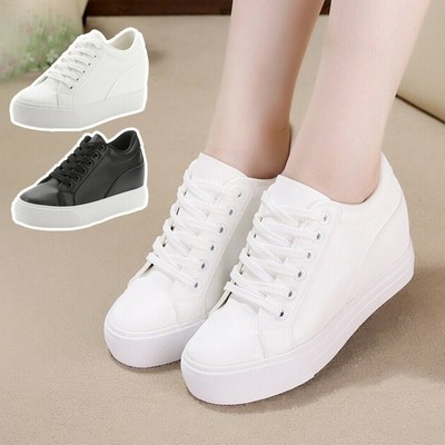 学生 ホワイト 黒 疲れない ハイカット ヒール ハイソール厚底スニーカー 白 スニーカー 厚底 レディース 通販 Lineポイント最大get Lineショッピング