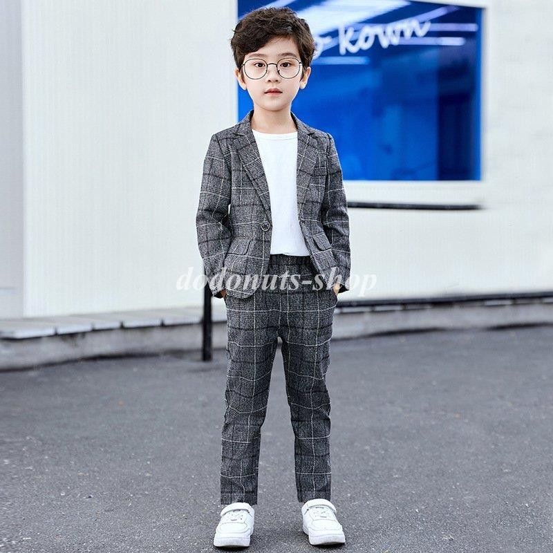 子供服フォーマルスーツ 男の子 キッズスーツ セットアップ 3点セット