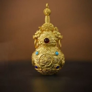 太上老君敕令<鍊丹養劍葫蘆>擺件國潮北鬥七星車載裝飾國潮把玩件