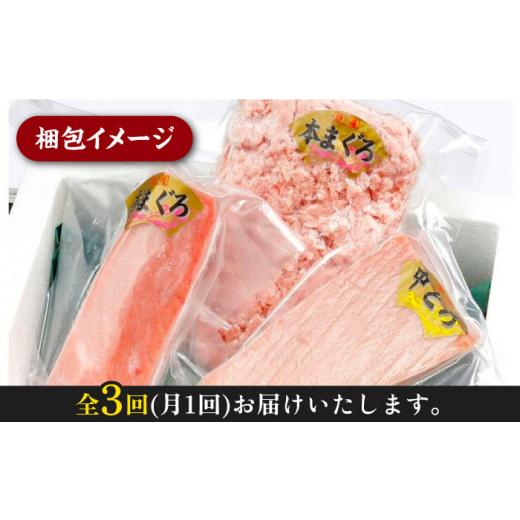 ふるさと納税 長崎県 対馬市 対馬産 養殖 本マグロ 3種×各1パック 赤身 ／ 中トロ ／ ネギトロ )《対馬市》 新鮮 マグロ 鮪 本鮪 …