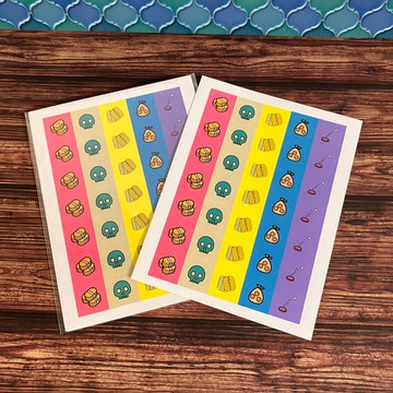 【袖下俱樂部】迷你圓形貼紙【袖下】