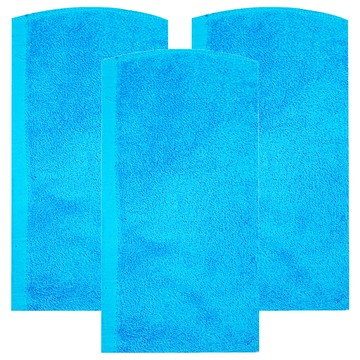 來福牌 簡單素色毛巾 hs0526 76 x 33cm 88g  藍色  3條