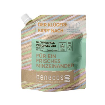 Benecos 芭娜蔻 二合一薄荷洗髮沐浴乳 500ml (BS2132)
