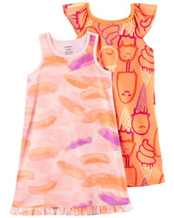 Kid 2-Pack Ice Cream Nightgowns