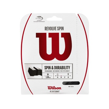 Wilson Revolve Spin 網球線 五角 WRZ957000 100g  黑色  16/1.30  1個
