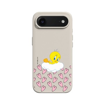 iPhone Air SolidX 貝殼灰 - 樂一通 Looney Tunes - 愛心泡泡崔弟