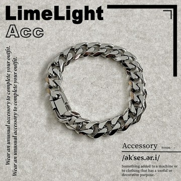 ☆LimeLight☆ 安全扣 / 古巴手鍊 / 百搭 造型 簡約 古巴 鈦鋼 飾品 嘻哈 饒舌 手鍊