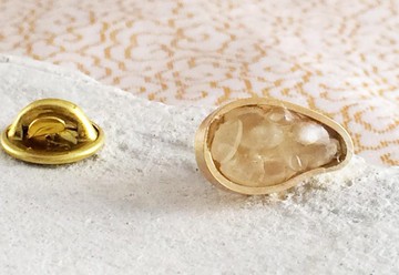 ◇ 大米 ◇ 黃銅別針