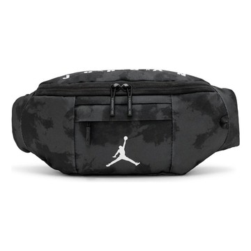 【NIKE 耐吉】JORDAN喬丹Air Crossbody黑色腰包(JD2633035GS004) 防刮單肩包 大容量斜肩胸包斜背包側肩收納包旅行隨身包 質感禮物 同學禮物 可愛禮物 男友女友禮物