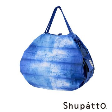 【Shupatto】燈籠型本質系列秒收環保啪啪包-中-構想藍 (SH-S513KB-XAE3)