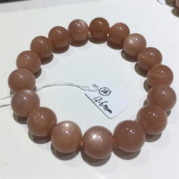 天然橙月光石手鏈金沙太陽石斜長石貓眼水晶手串飾品男女手串