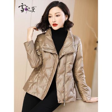 (免運)高級感超好看短款羽絨服女款冬季2025新款設計感氣質時尚保暖外套