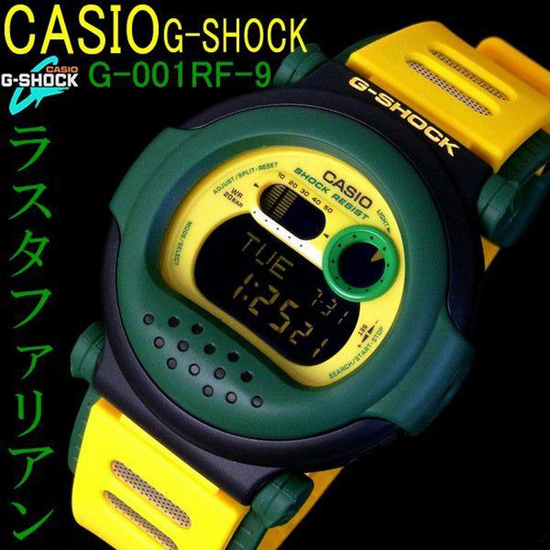 G-SHOCK カシオ 腕時計 G-001RF-9 ラスタファリアン CASIO Gショック  