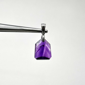 微NG優惠 | 紫水晶 三輪骨幹 智慧 貴人 天然水晶項鍊 S24AD26-88