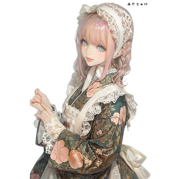 【9 月新款】07-142-0170 人物貼紙 幻想復古浪漫喫茶